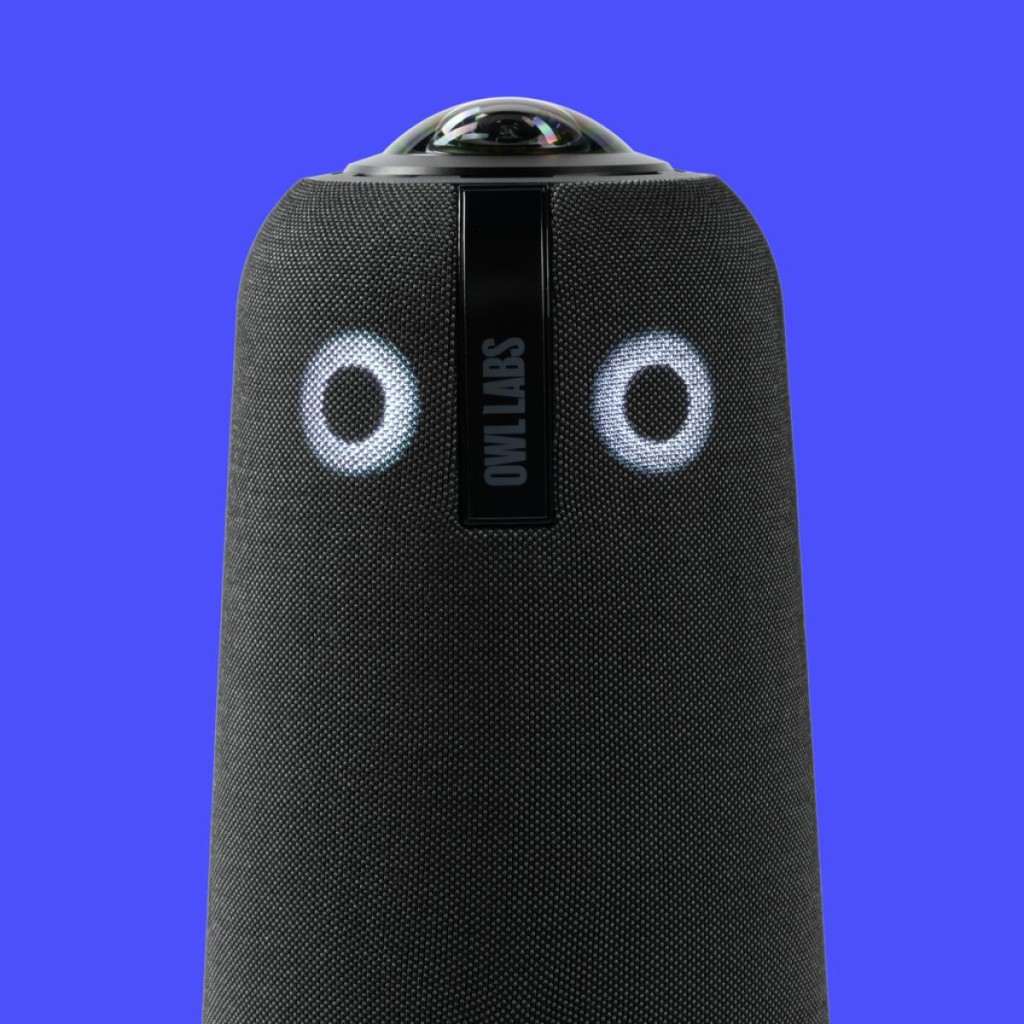 Owl Labs Meeting Owl 4+ 360-Degree, 4K Smart Video Conference Camera, Microphone and Speaker (Automatic Speaker Focus, Smart Zooming and Noise Equalising)