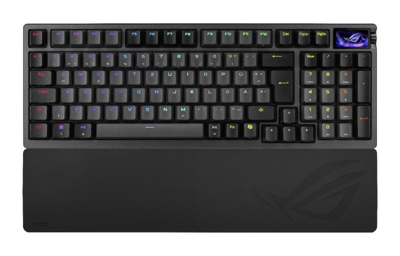 ASUS ROG Azoth 96 HE keyboard Gaming USB + RF Wireless + Bluetooth QWERTZ Black