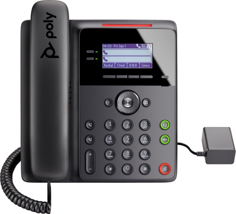 HP Poly Edge B20 IP Phone and PoE-enabled