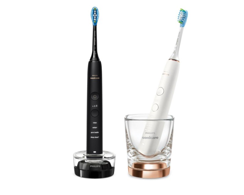 Philips Sonicare DiamondClean 9000 series DiamondClean 9000 HX9914/57 2-pack sonic electric toothbrush with charger & app