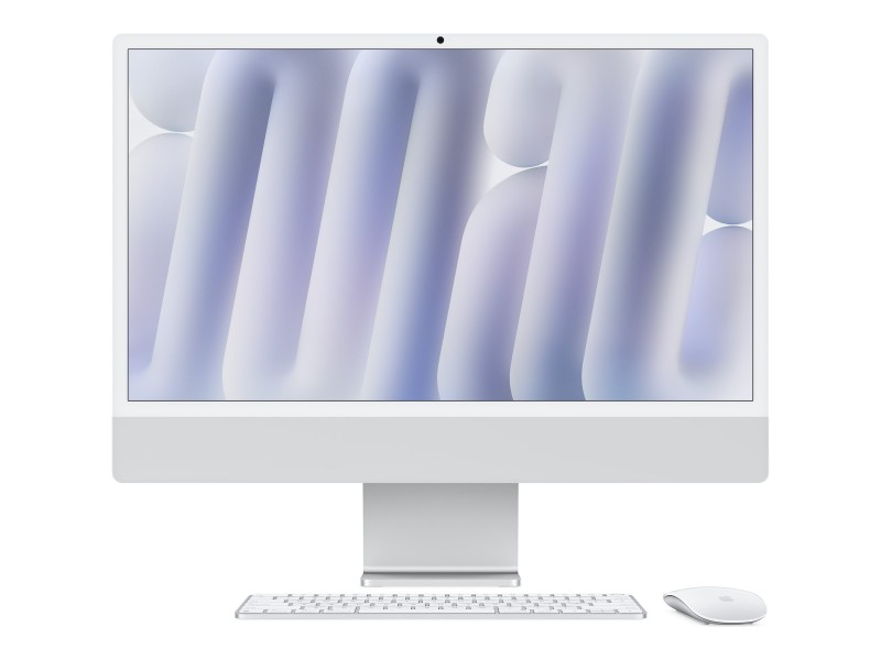 Apple 24-inch iMac with Retina 4.5K display: Apple M4 chip with 10-core CPU and 10-core GPU, 24GB, 512GB SSD - Silver