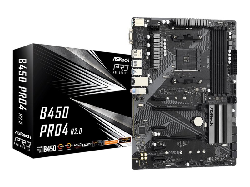 ASRock AM4 B450 Pro4 R2.0 ATX