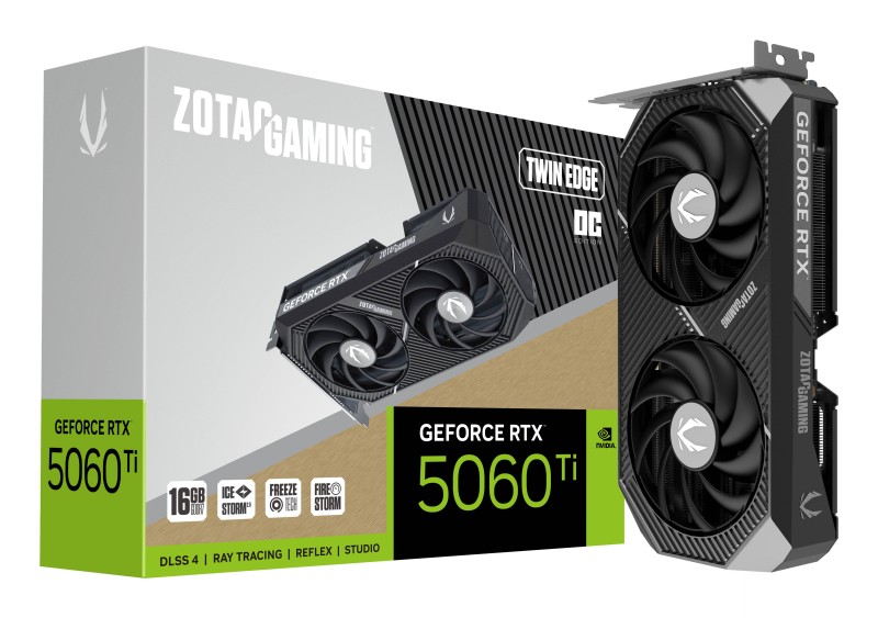 RTX 5060 Ti 16 GB Zotac Twin Edge OC GDDR7