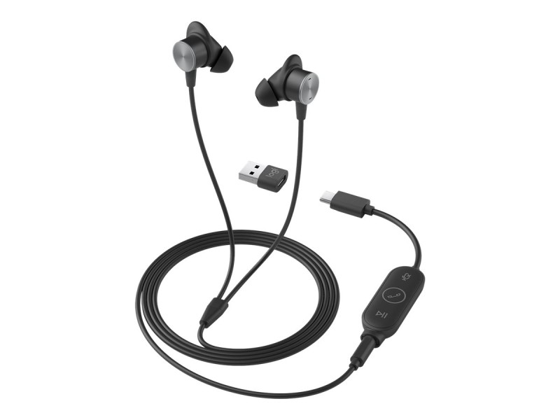 Logitech Zone Wired Earbuds UC - GRAPHITE - EMEA
