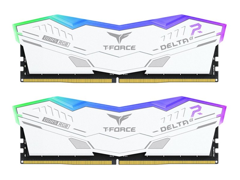 RAM TeamGroup T-Force Delta DIMM 32GB Dual-Kit DDR5-6000 CL30 - RGB White
