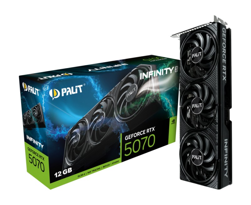 RTX 5070 12GB Palit Infinity 3 GDDR7 3 Fan