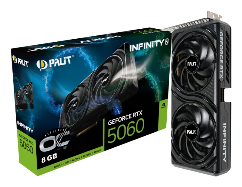 RTX 5060 8GB Palit Infinity 2 OC GDDR7