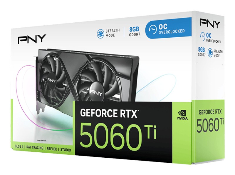 RTX5060 TI 8GB PNY VERTO OC Dual Fan 8GB GDDR7