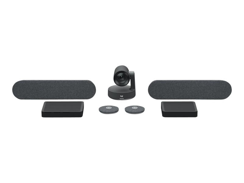 Logitech Rally Plus Videokonferenzsystem Group video conferencing system 16 Person(en) Eingebauter Ethernet-Anschluss
