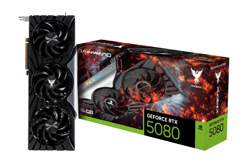 RTX 5080 16GB Gainward Phoenix GDDR7 3 Fan