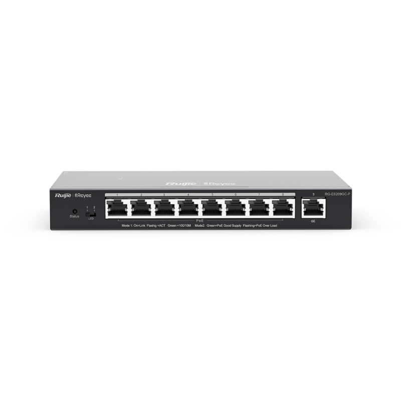 Ruijie RG-ES209GC-P, 9xGbE, PoE+, 120W