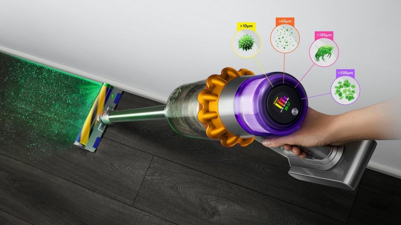 Dyson Vacuum Cleaner V15 Detect Fluffy - Blue/Nickel