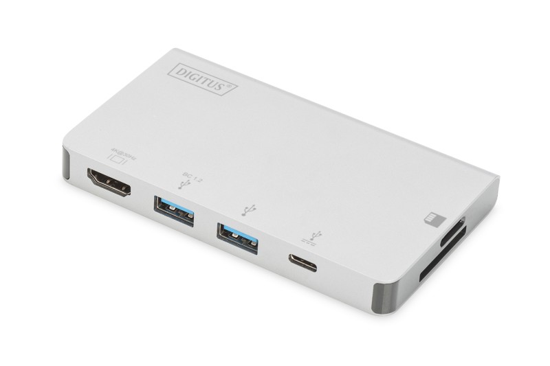 DIGITUS USB-C Multiport Travel Dock, 6 Port 4K