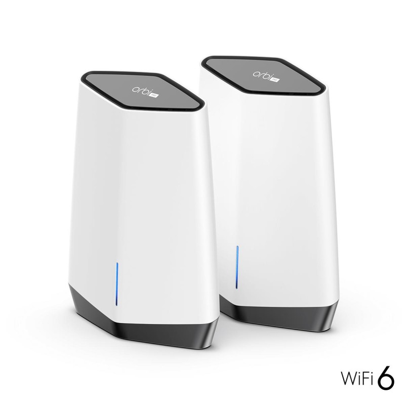 NETGEAR Orbi Pro WiFi 6 Tri-band Mesh System (SXK80) Tri-band (2.4 GHz / 5 GHz / 5 GHz) Wi-Fi 6 (802.11ax) Grey, White 9 Internal