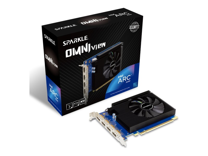 A310 4GB Sparkle Intel Arc Omni View GDDR6 1 Fan