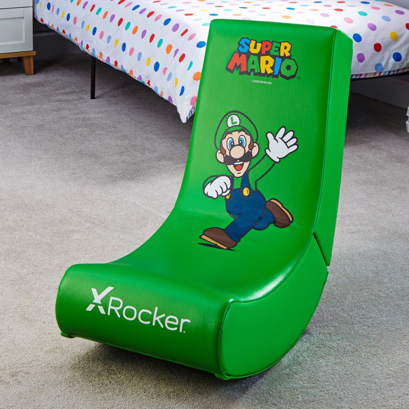 X Rocker Super Mario Joy Collection - Luigi, Console gaming chair, Green