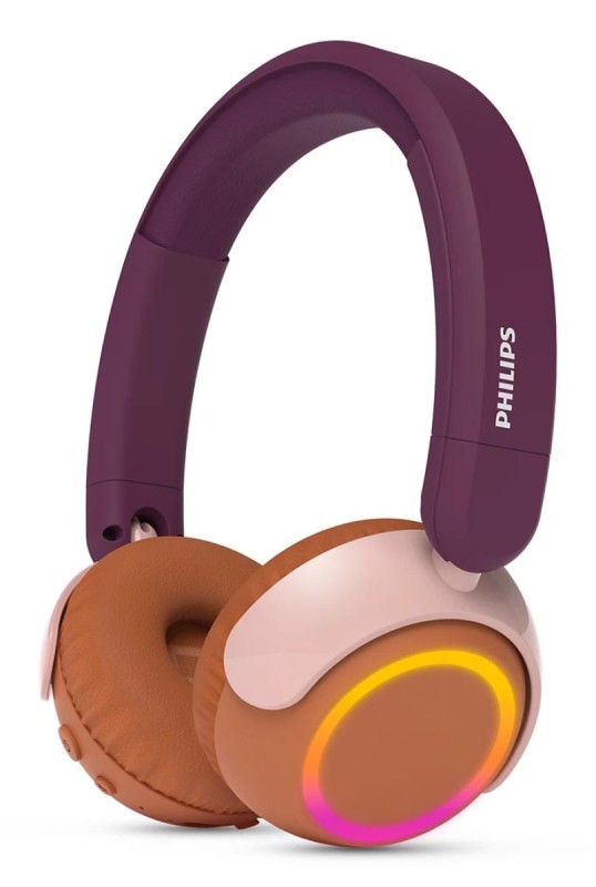 Philips 4000 series TAK4200MP/00 headphones/headset Wireless Head-band Calls/Music Bluetooth Orange, Purple, Rose