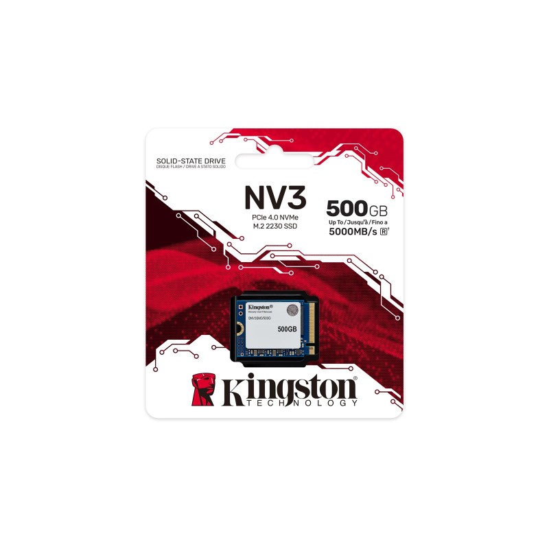 Kingston SSD NV3  500GB M.2 2230 NVMe Gen 4.0