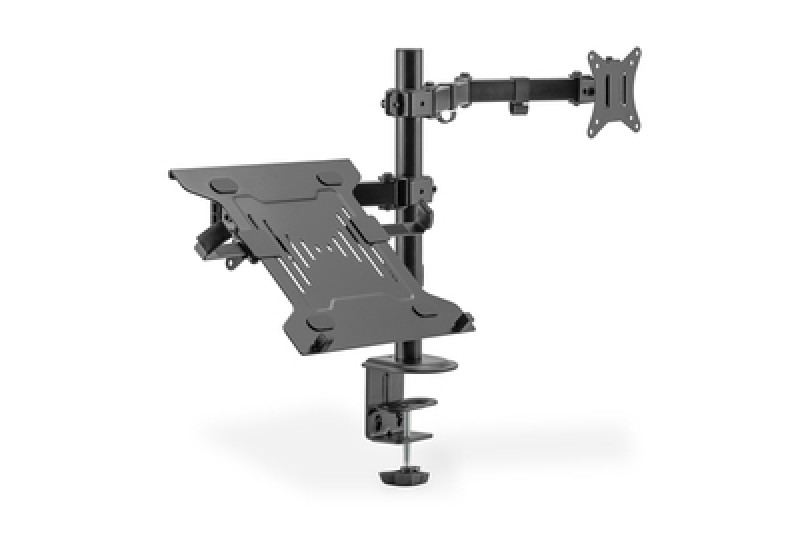 DIGITUS Single monitor mount & notebook mount, 1x32
