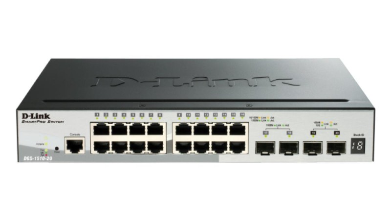 D-Link 52-Port Gigabit Stackable POE Smart Managed Switch including 4 x 10G SFP+