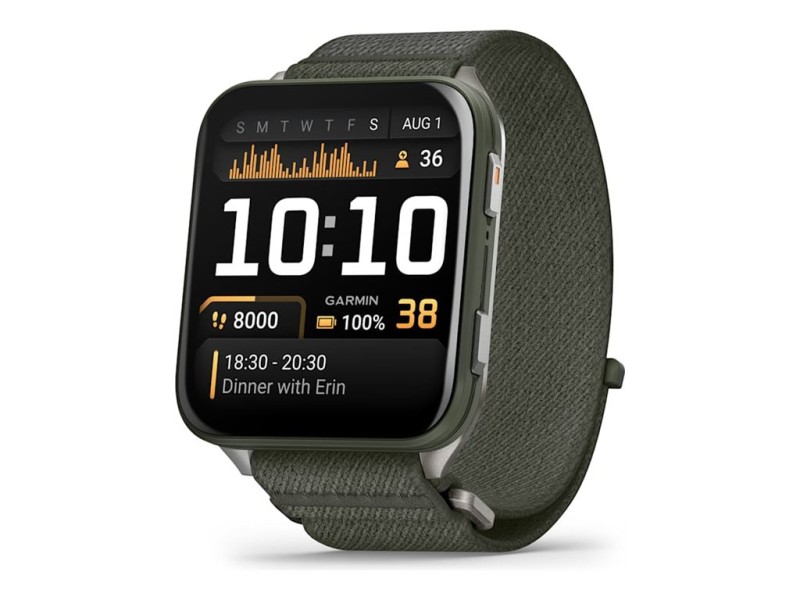 Garmin Venu X1 - Moss fiber-reinforced titanium
